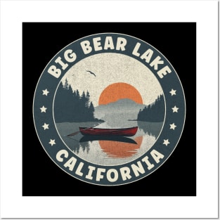 Big Bear Lake California Sunset Posters and Art